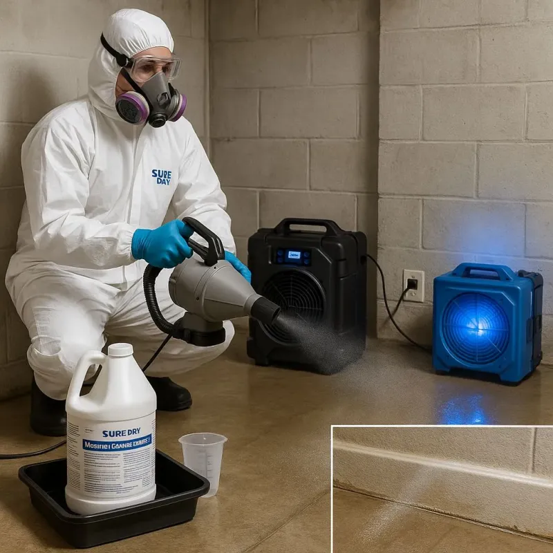 Sanitization and Odor Removal process in Waverly, VA